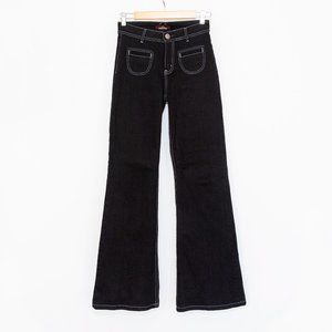 Jordache Black Western Flare Jeans